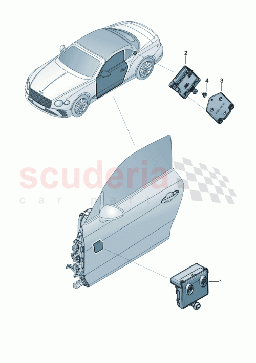 Part Diagram for Bentley 4M1959952J