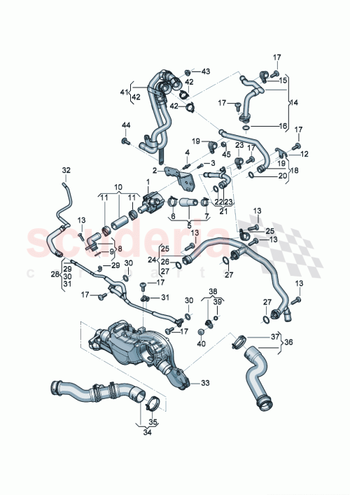 Part Diagram for Bentley 0P2121071G