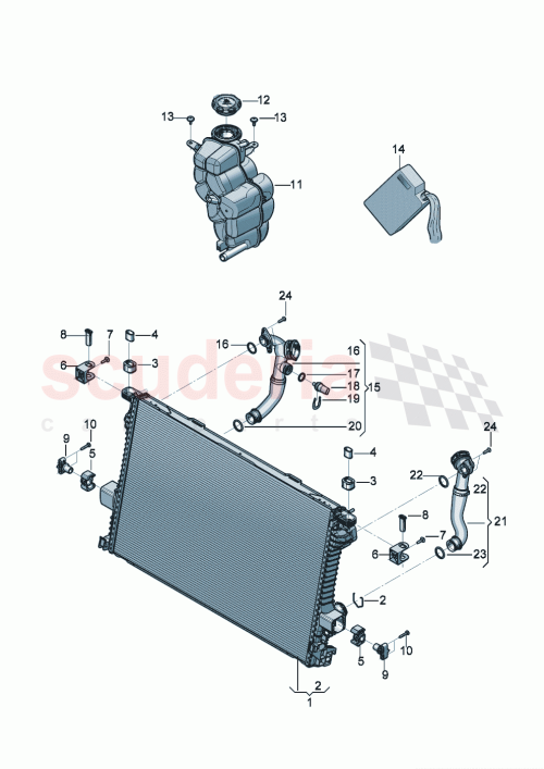 Part Diagram for Bentley 975121407B