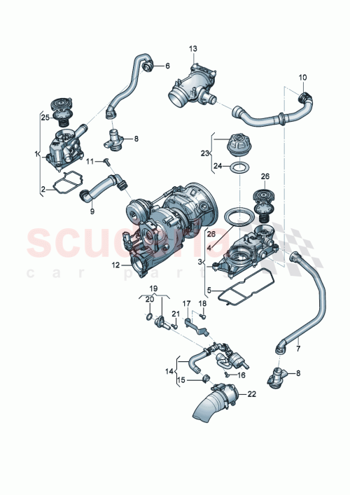 Part Diagram for Bentley 1H0919371