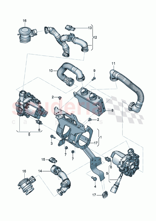 Part Diagram for Bentley 07P959231B