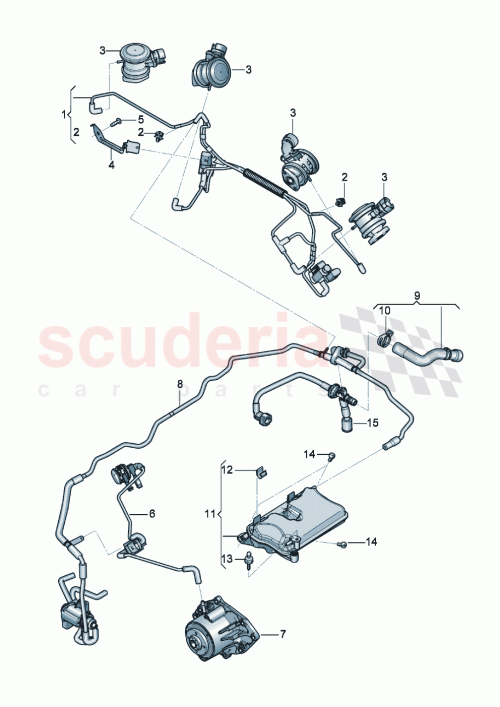 Part Diagram for Bentley 07P131086