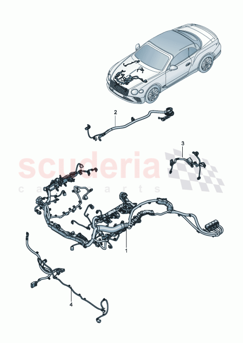 Part Diagram for Bentley 3SA971595AE