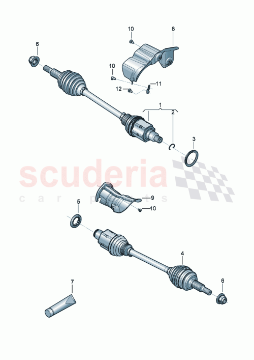 Part Diagram for Bentley 3SA407059