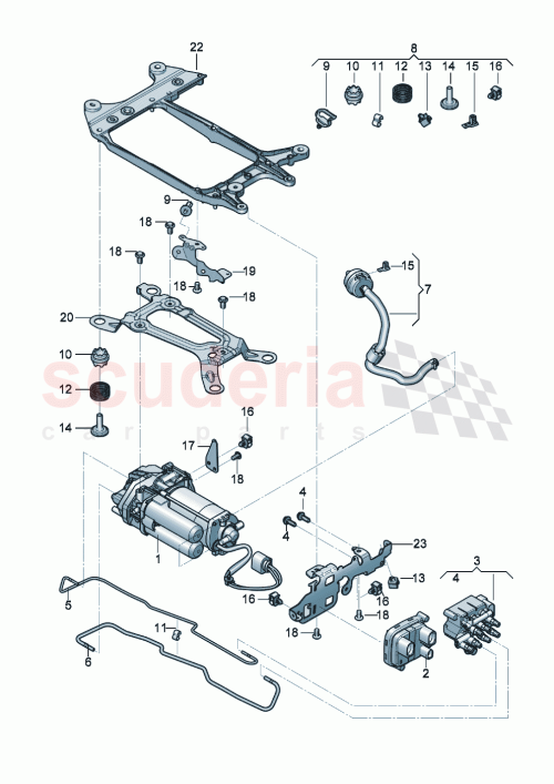 Part Diagram for Bentley 971616691