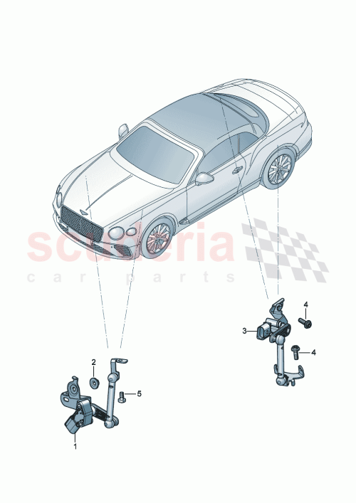 Part Diagram for Bentley 971616214C