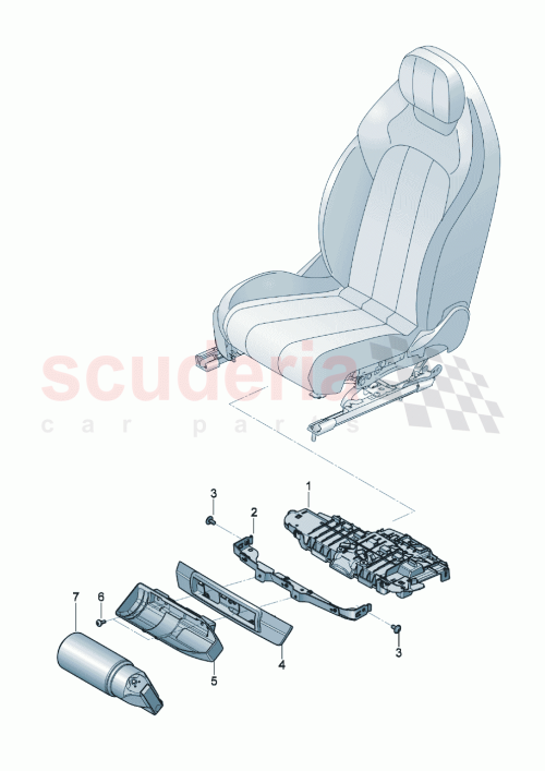 Part Diagram for Bentley 4N0881537