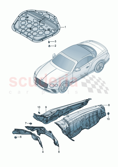 Part Diagram for Bentley 976863979