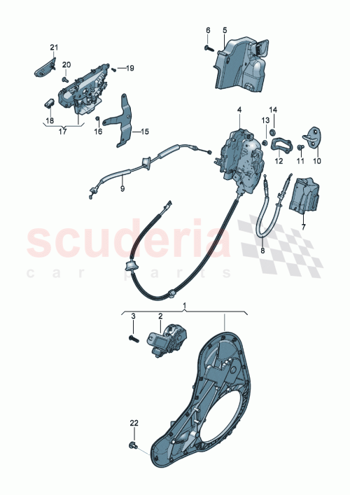 Part Diagram for Bentley 3SA837342