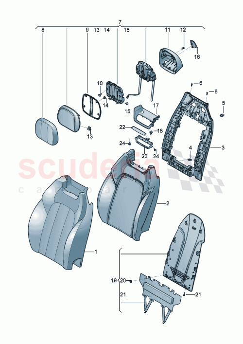 Part Diagram for Bentley 3SD881990AG