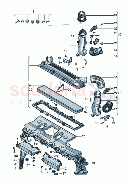 Part Diagram for Bentley 3SA129585