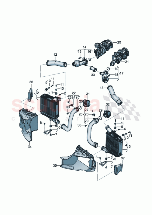 Part Diagram for Bentley 3SA145709G