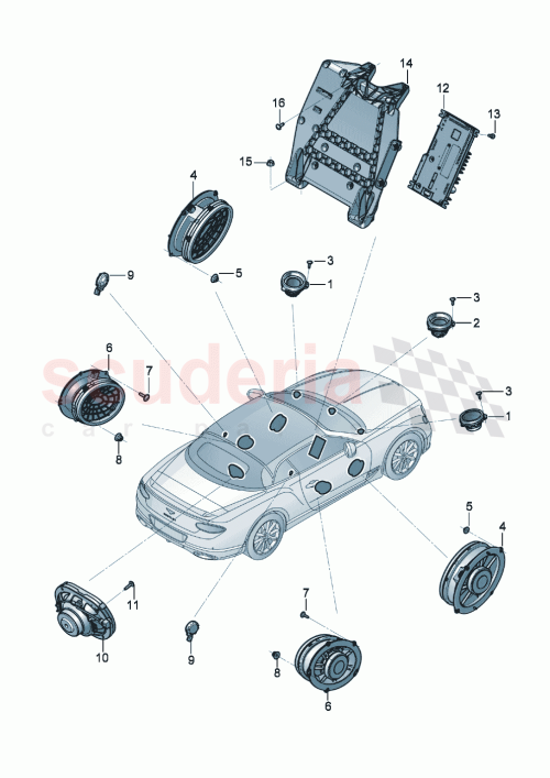 Part Diagram for Bentley 3SA035411E