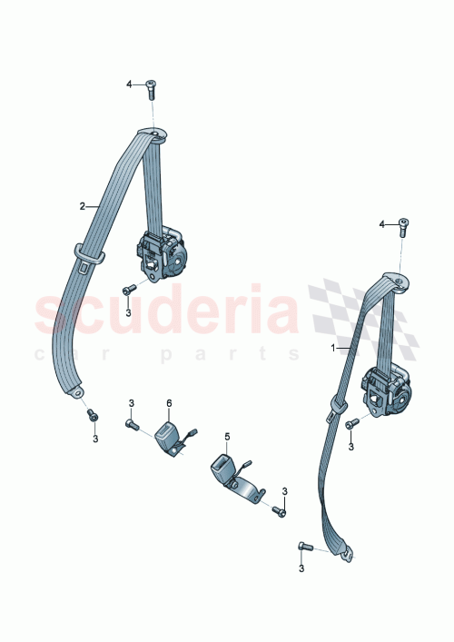 Part Diagram for Bentley 3SD 857 806 D