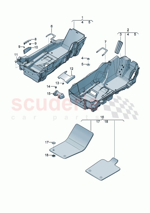 Part Diagram for Bentley 3SC 863 691 AA