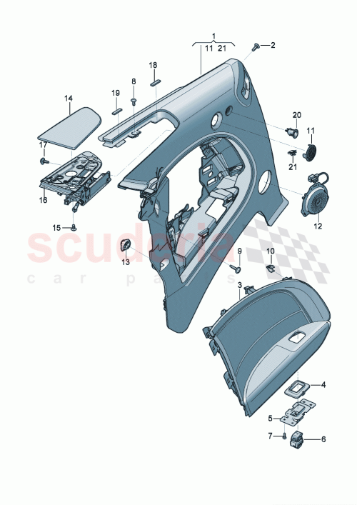 Part Diagram for Bentley 3SD868600A