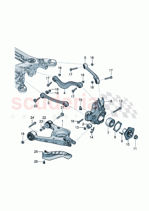 Part Diagram for Bentley 971505398A