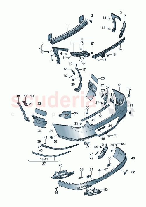 Part Diagram for Bentley 3SD919199