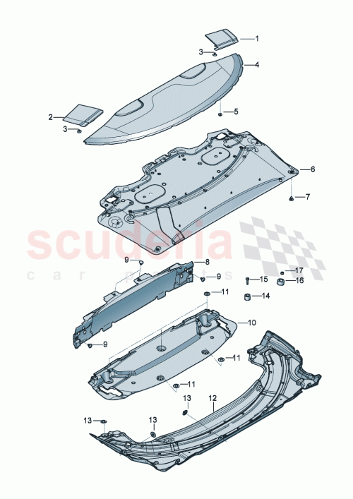 Part Diagram for Bentley 3SD 871 991 F