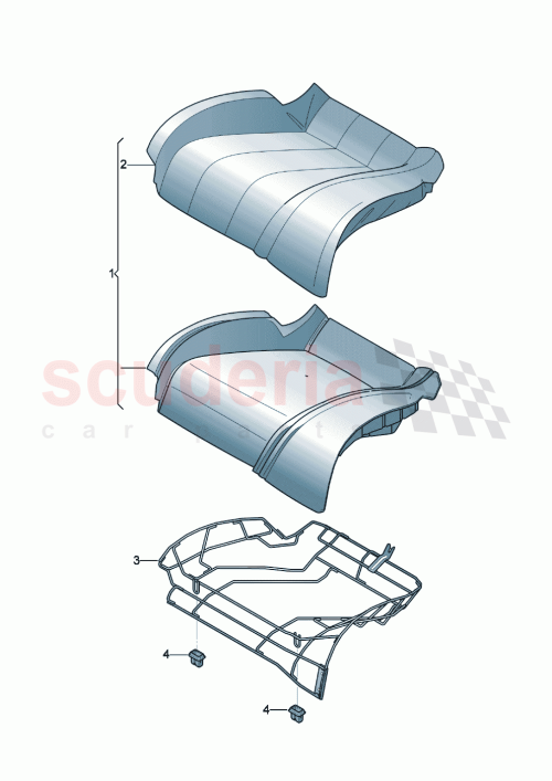 Part Diagram for Bentley 3SD 885 405 CM