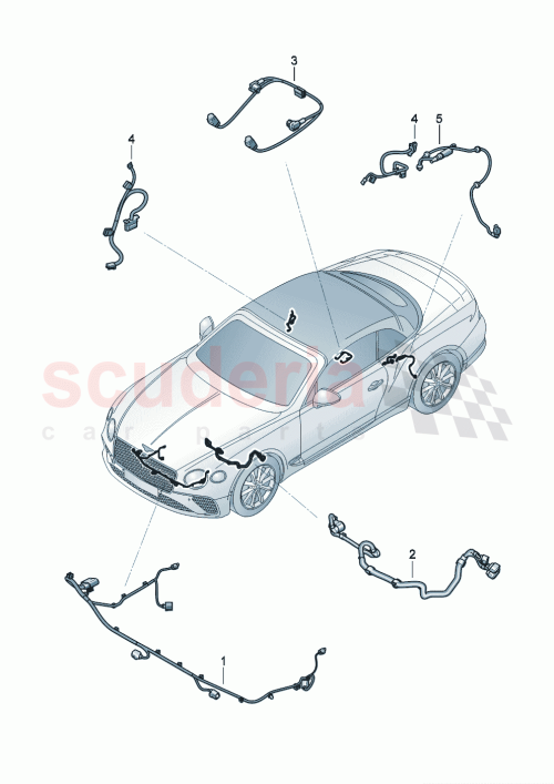 Part Diagram for Bentley 3SA971771E