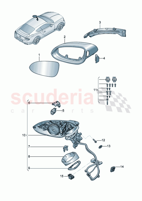 Part Diagram for Bentley 3SA 857 217 D
