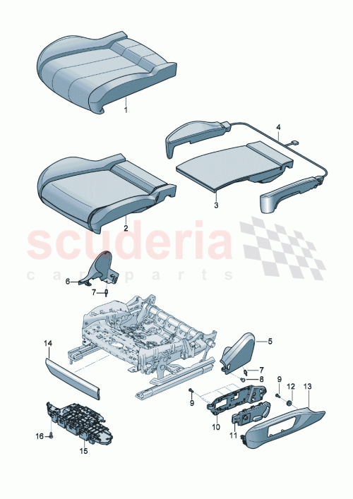 Part Diagram for Bentley 3SD885323C