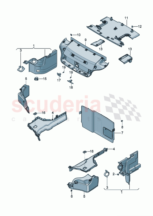 Part Diagram for Bentley 3SD867714AN