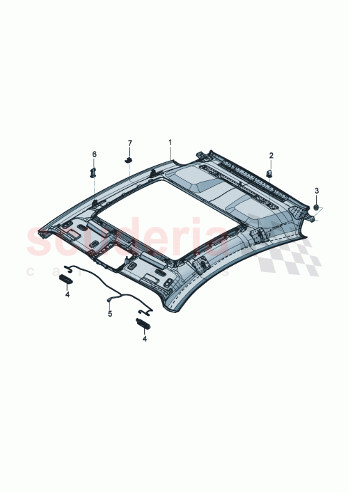 Part Diagram for Bentley 3SD867501BP