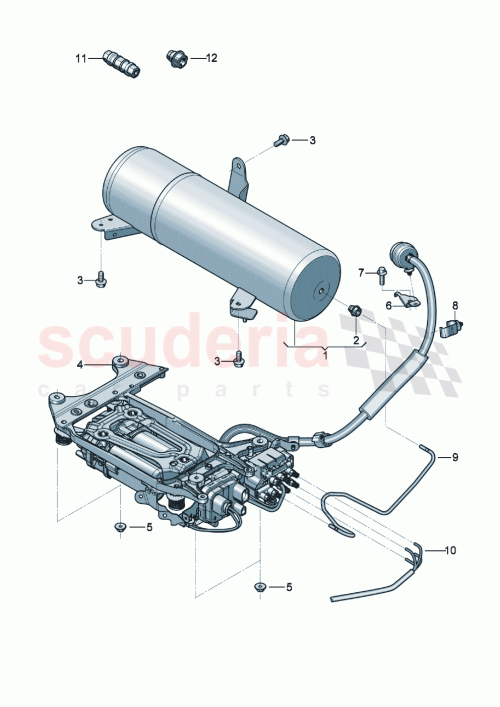 Part Diagram for Bentley 3SD616675A