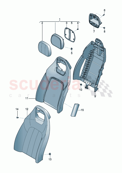 Part Diagram for Bentley 3SD885806BB