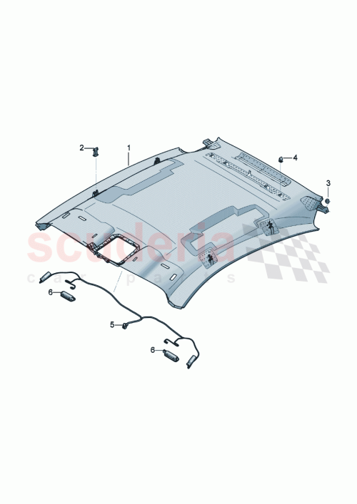 Part Diagram for Bentley 3SD867501CH