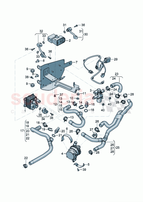 Part Diagram for Bentley 971 260 752
