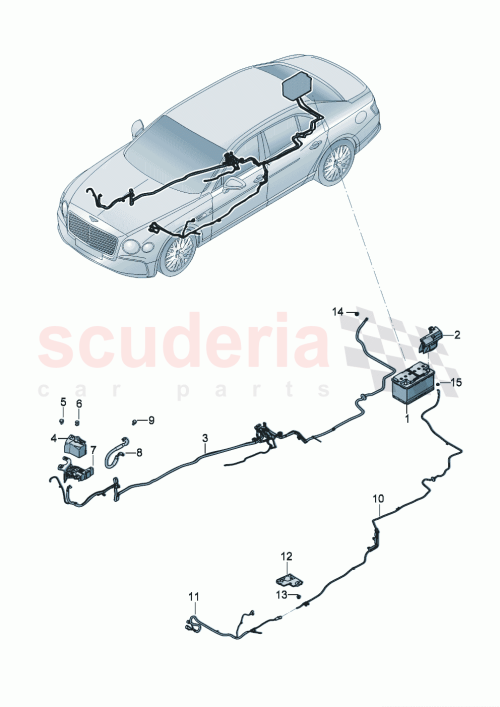 Part Diagram for Bentley 3SE 971 227 AB