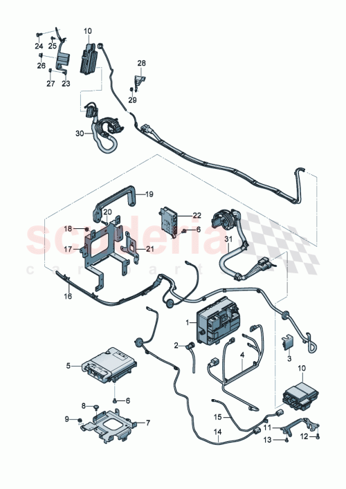 Part Diagram for Bentley 971 972 357 M