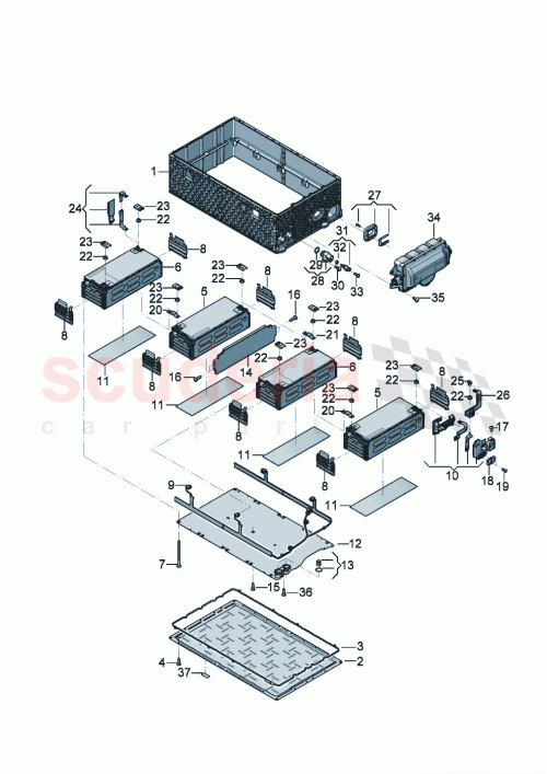 Part Diagram for Bentley 4M0998161