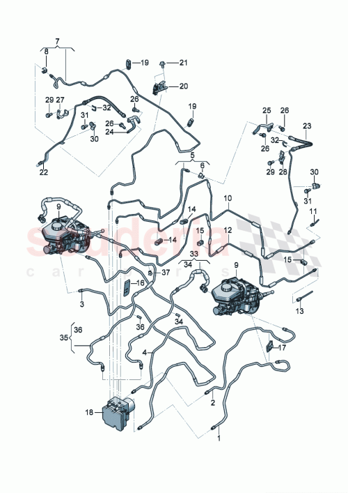 Part Diagram for Bentley 971614726D