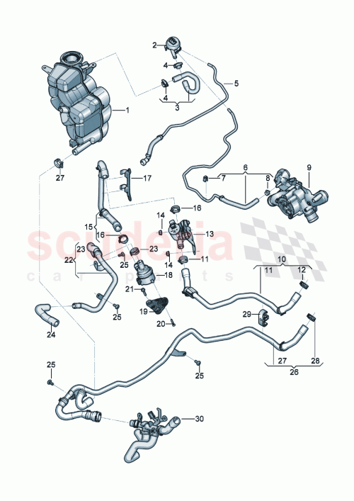 Part Diagram for Bentley 3SA819245A