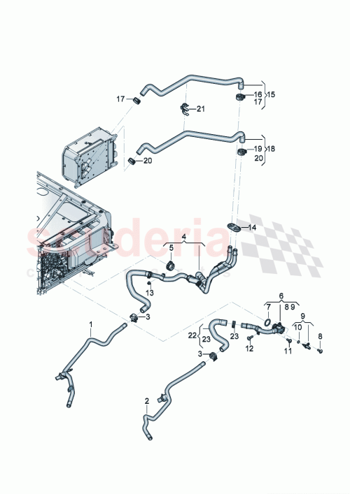 Part Diagram for Bentley 971820824C