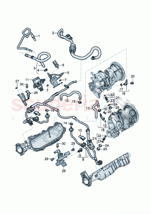 Part Diagram for Bentley 06M133382A
