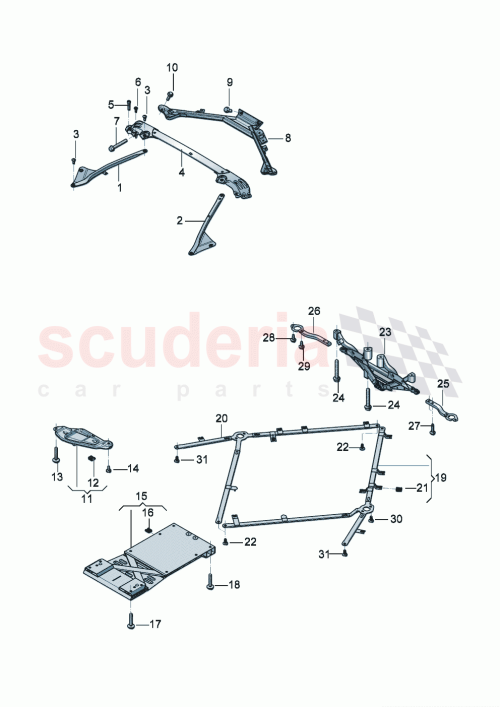 Part Diagram for Bentley 971805475D
