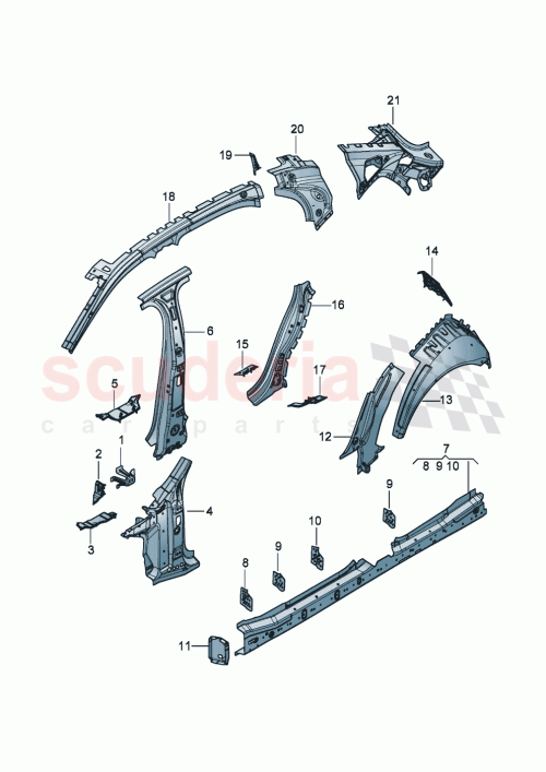 Part Diagram for Bentley 3SE810152J
