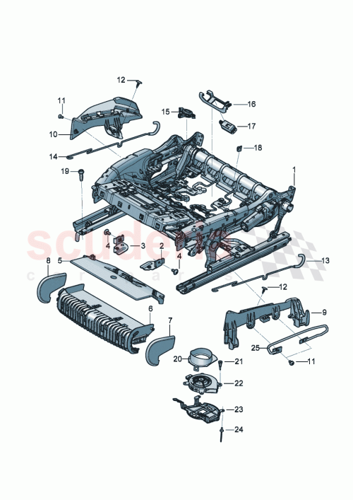 Part Diagram for Bentley 3SE 881 617