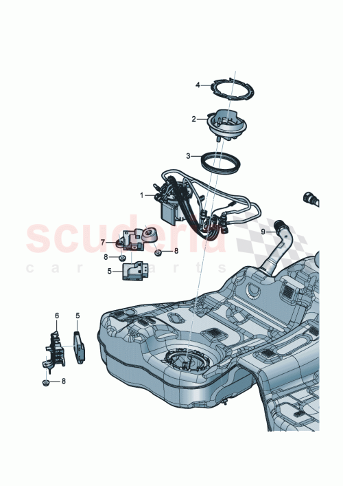 Part Diagram for Bentley 971919679C