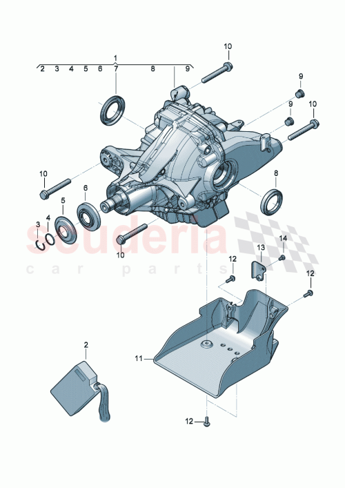 Part Diagram for Bentley 3SA507133A