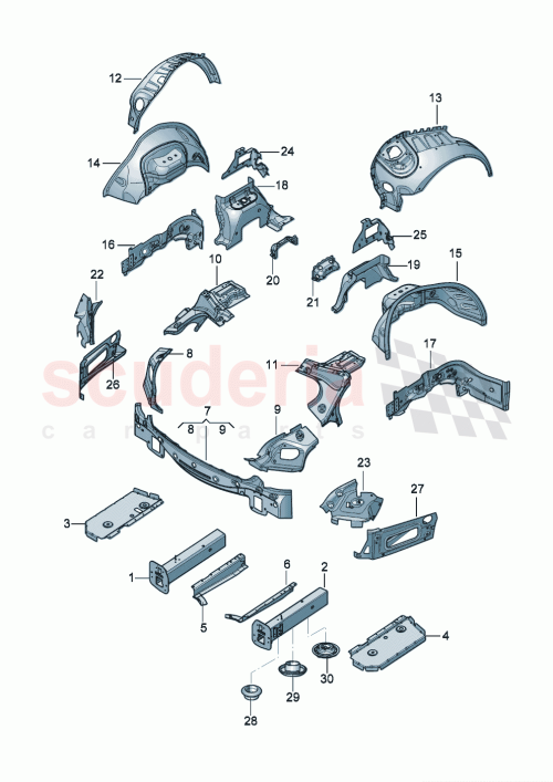 Part Diagram for Bentley 975809773A
