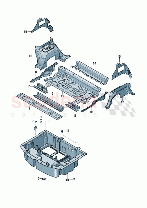 Part Diagram for Bentley 975803291
