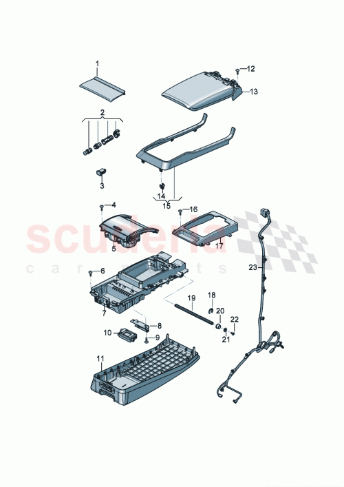Part Diagram for Bentley 3SE 853 093 B