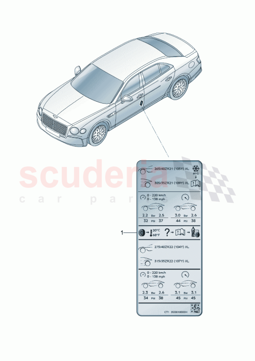 Part Diagram for Bentley 3SE010000EQ