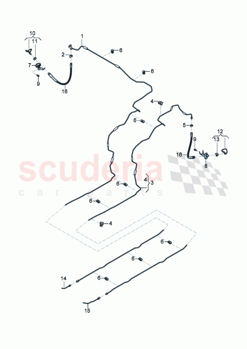 Part Diagram for Bentley 3SD614743F